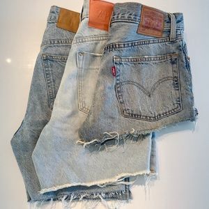 Denim Short Bundle. Levi’s & Zara.